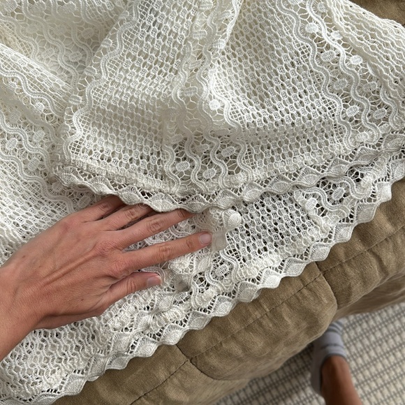 Reiss White Open Back Gown - Size US 4 - Picture 8 of 11